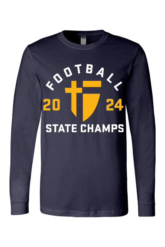 Saint Thomas Aquinas Football BELLA + CANVAS Jersey Long Sleeve Tee