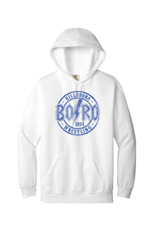 Hillsboro HS Wrestling Comfort Colors Garment-Dyed Hooded Sweatshirt