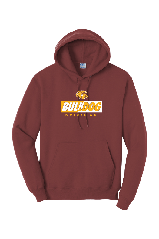 West Allis Central Wrestling Port & Company - Core Fleece Pullover Hooded Sweatshirt. PC78H