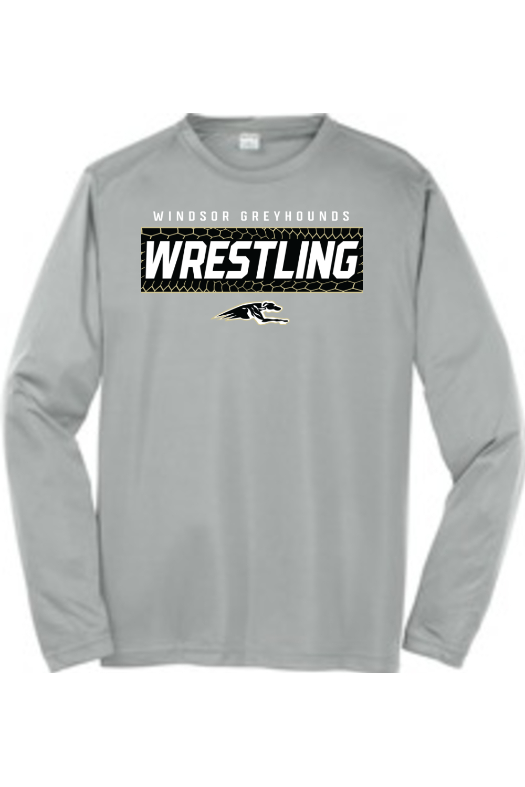 Windsor High School Sport-Tek Long Sleeve PosiCharge Competitor Tee. ST350LS