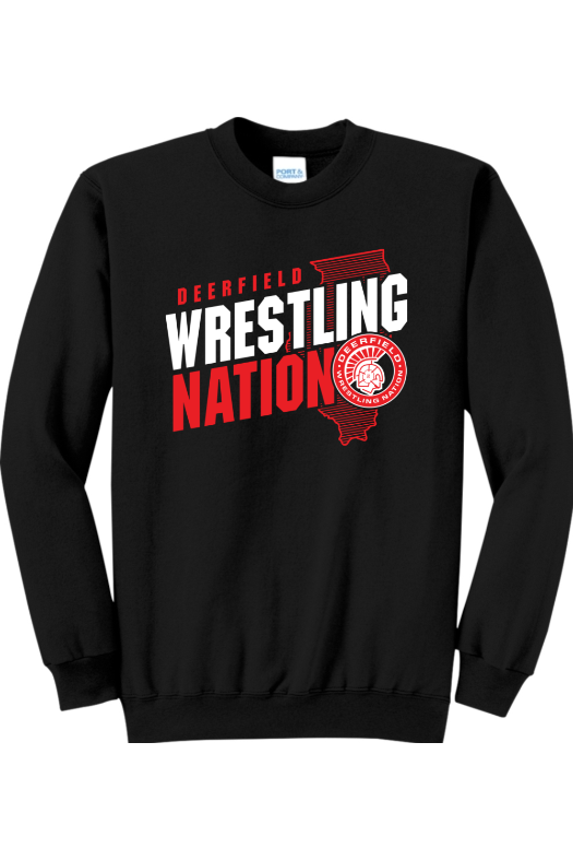 Deerfield High School Port & Company - Core Fleece Crewneck Sweatshirt. PC78