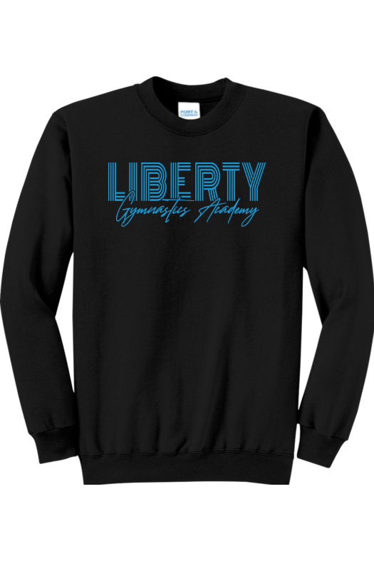 Liberty Gymnastic Academy Port & Company - Core Fleece Crewneck Sweatshirt. PC78