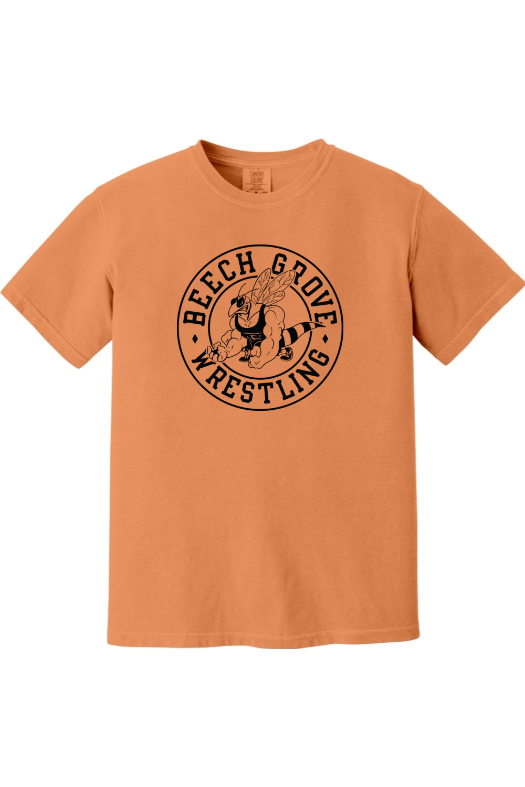 Beech Grove Wrestling Comfort Colors Garment-Dyed Heavyweight T-Shirt