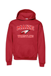 Maize Football Gildan Heavy Blend Youth Hooded Sweatshirt - 18500B