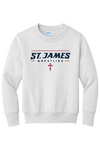 St. James Wrestling 2 Port & Company - Youth Core Fleece Crewneck Sweatshirt. PC90Y