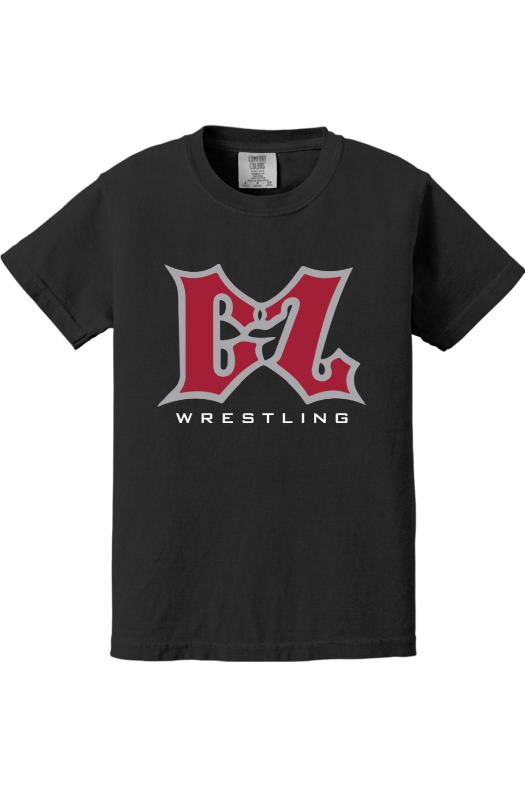 Ground Zero Wrestling Comfort Colors Garment-Dyed Youth Heavyweight T-Shirt