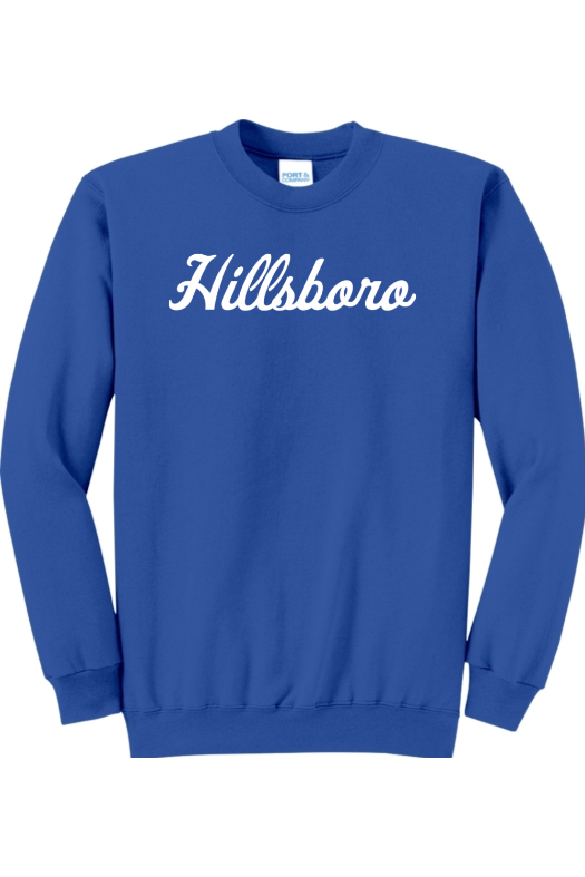 Hillsboro HS Wrestling Port & Company - Core Fleece Crewneck Sweatshirt. PC78