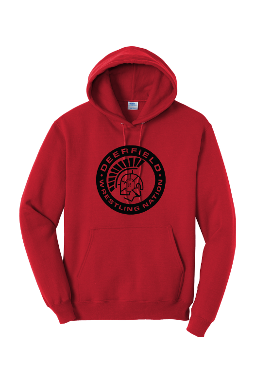 Deerfield High School Port & Company - Core Fleece Pullover Hooded Sweatshirt. PC78H