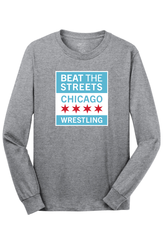 Beat the Streets - Chicago Port & Company - Long Sleeve Core Cotton Tee. PC54LS