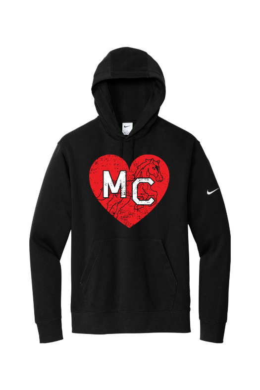 Mill Creek Elementary Nike Club Fleece Sleeve Swoosh Pullover Hoodie NKDR1499