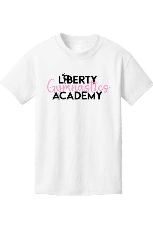 Liberty Gymnastic Academy Port & Company - Youth Core Cotton Tee. PC54Y