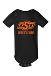 Oklahoma State University Wrestling BELLA + CANVAS Infant Jersey One Piece - 100B