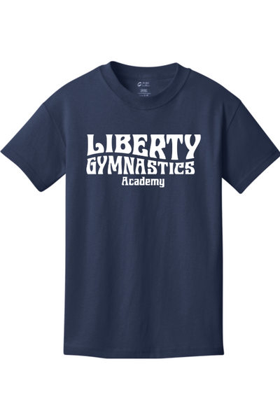 Liberty Gymnastic Academy Port & Company - Youth Core Cotton Tee. PC54Y