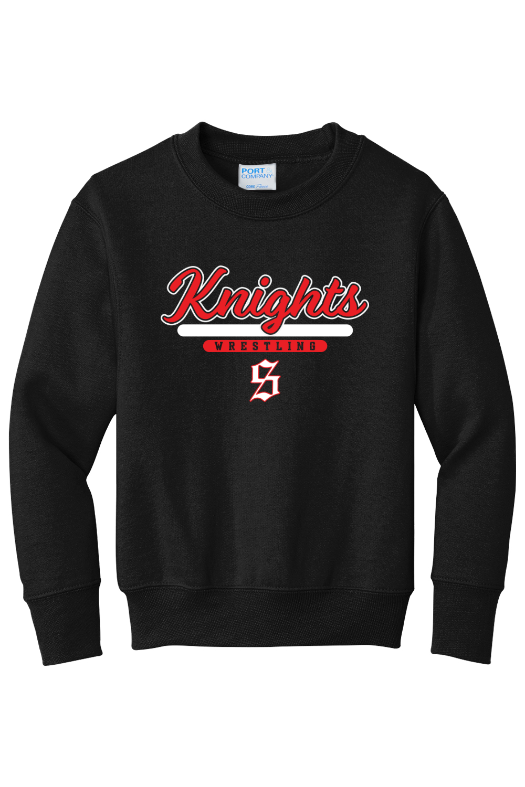 Stratford High School Port & Company - Youth Core Fleece Crewneck Sweatshirt. PC90Y