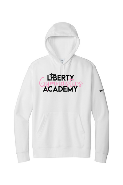Liberty Gymnastic Academy Nike Club Fleece Sleeve Swoosh Pullover Hoodie NKDR1499