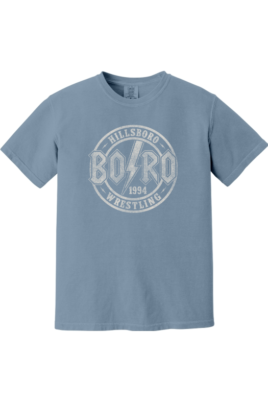 Hillsboro HS Wrestling Comfort Colors Garment-Dyed Heavyweight T-Shirt