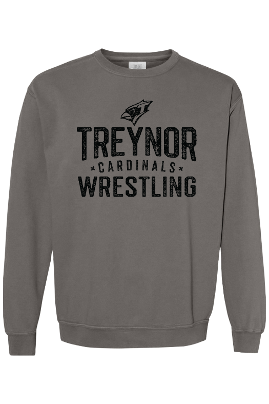 Treynor Wrestling Comfort Colors Garment-Dyed Sweatshirt