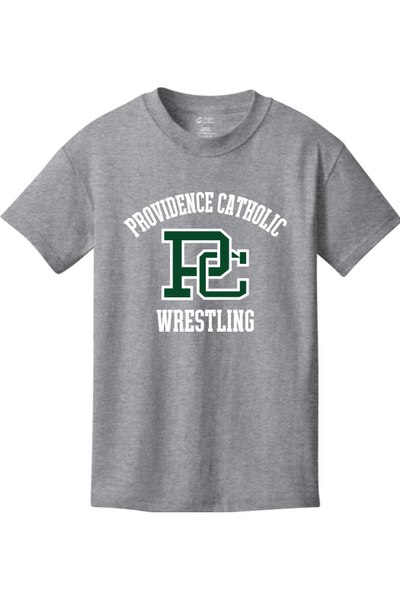 Providence Catholic Port & Company - Youth Core Cotton Tee. PC54Y