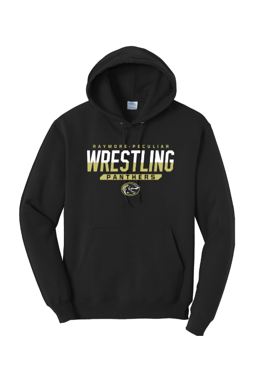 Ray Pec Wrestling Port & Company - Core Fleece Pullover Hooded Sweatshirt. PC78H