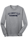 Colby Community College Wrestling Port & Company - Long Sleeve Core Cotton Tee. PC54LS
