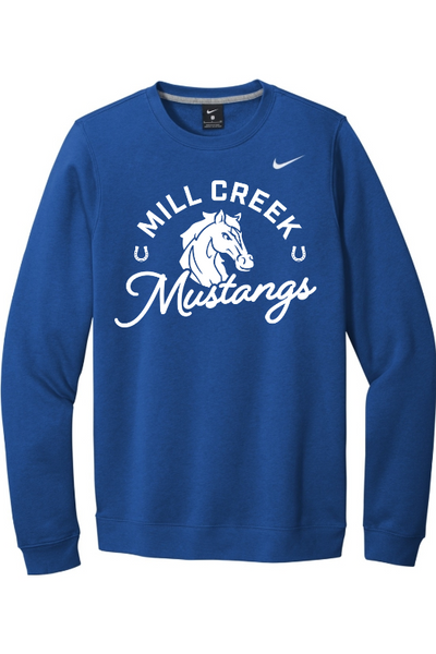 Mill Creek Elementary Nike Club Fleece Crew CJ1614