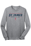 St. James Wrestling 2 Port & Company - Long Sleeve Core Cotton Tee. PC54LS