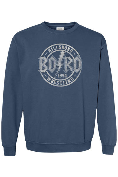 Hillsboro HS Wrestling Comfort Colors Garment-Dyed Sweatshirt