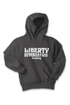 Liberty Gymnastic Academy Port & Company - Youth Core Fleece Pullover Hooded Sweatshirt. PC90YH