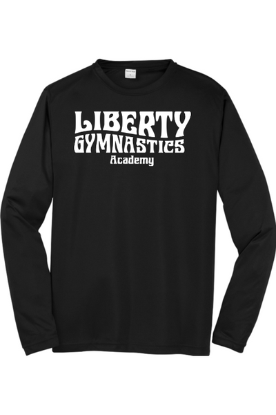 Liberty Gymnastic Academy Sport-Tek Long Sleeve PosiCharge Competitor Tee. ST350LS