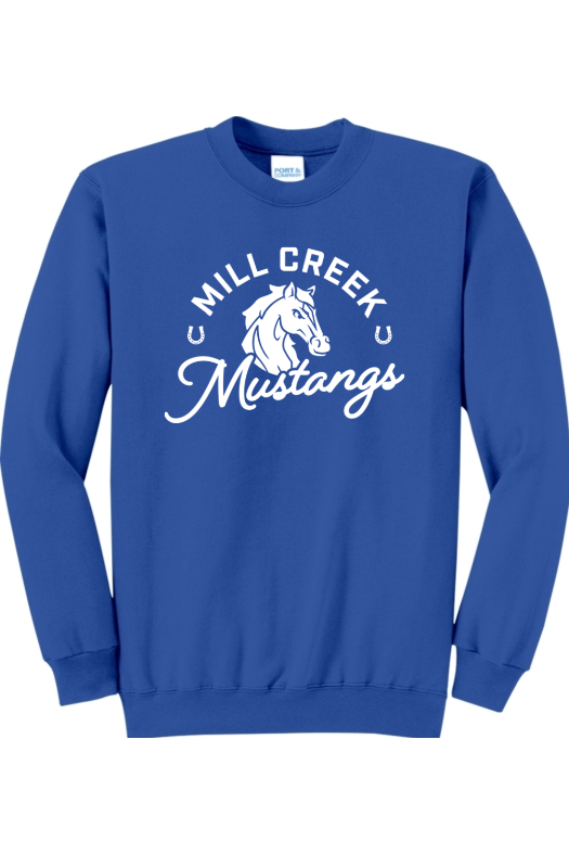 Mill Creek Elementary Port & Company - Core Fleece Crewneck Sweatshirt. PC78