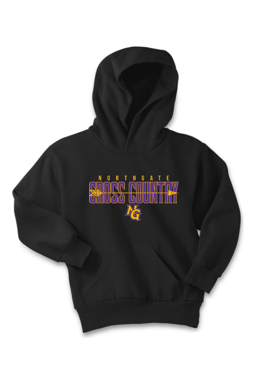 Northgate Middle School Port & Company - Youth Core Fleece Pullover Hooded Sweatshirt. PC90YH