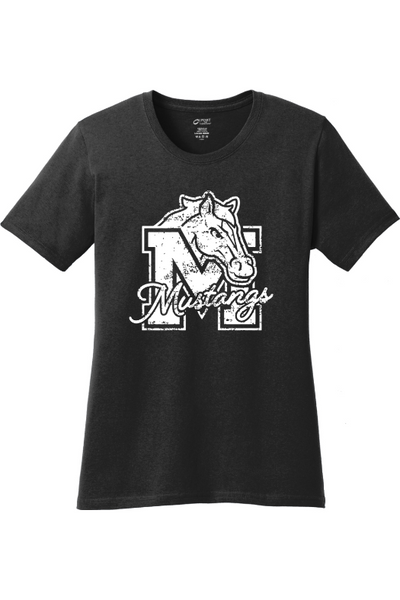 Mill Creek Elementary Port & Company Women's Core Cotton Tee. LPC54