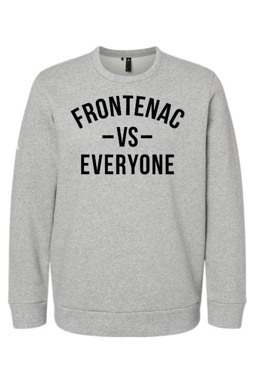 Frontenac HS Wrestling Adidas Fleece Crewneck Sweatshirt