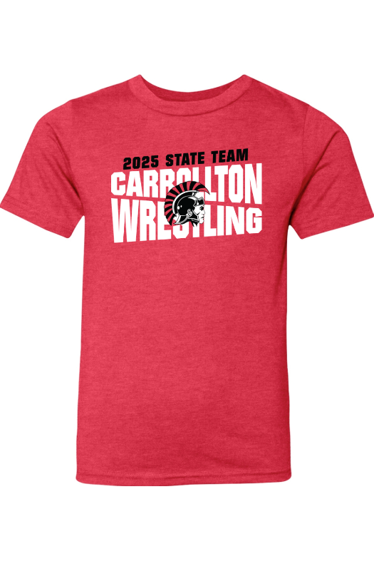 Carrollton Youth Wrestling - MO KIDS STATE Next Level Youth CVC T-Shirt
