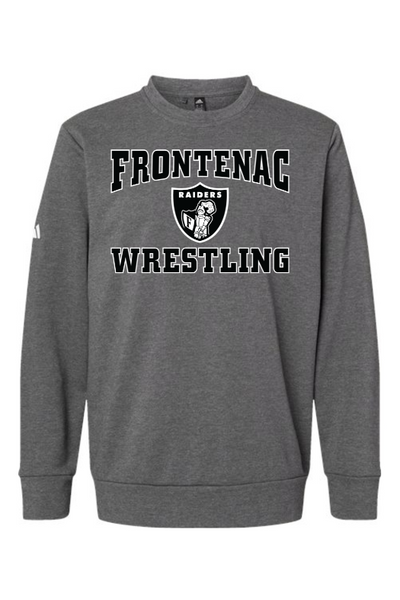 Frontenac HS Wrestling Adidas Fleece Crewneck Sweatshirt