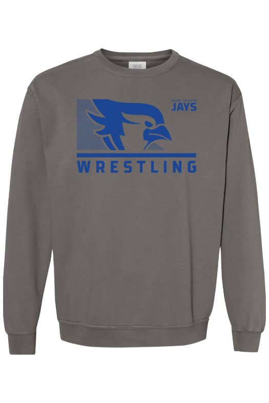 West Platte Wrestling Comfort Colors Garment-Dyed Sweatshirt