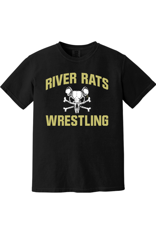 River Rats Wrestling Comfort Colors Garment-Dyed Heavyweight T-Shirt