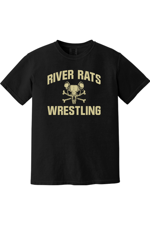 River Rats Wrestling Comfort Colors Garment-Dyed Heavyweight T-Shirt