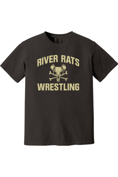 River Rats Wrestling Comfort Colors Garment-Dyed Heavyweight T-Shirt