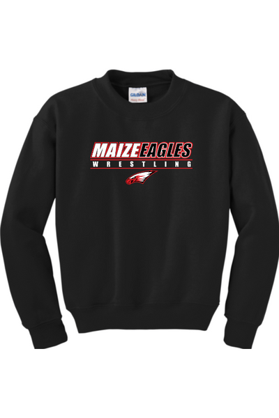 Maize Football Gildan Heavy Blend Youth Sweatshirt - 18000B