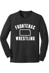 Frontenac HS Wrestling Port & Company Youth Long Sleeve Core Cotton Tee. PC54YLS