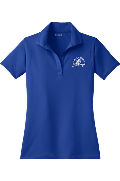 Mill Creek Elementary Sport-Tek Women&#39;s Micropique Sport-Wick Polo. LST650 (emb)