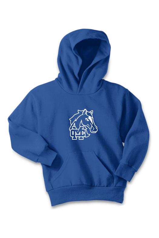 Mill Creek Elementary Port & Company - Youth Core Fleece Pullover Hooded Sweatshirt. PC90YH