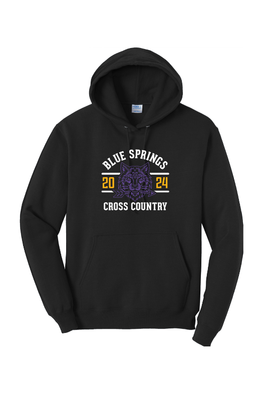 Blue Springs Cross Country Port & Company - Core Fleece Pullover Hooded Sweatshirt. PC78H