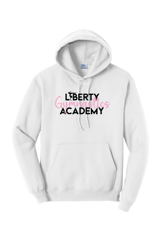 Liberty Gymnastic Academy Port & Company - Core Fleece Pullover Hooded Sweatshirt. PC78H