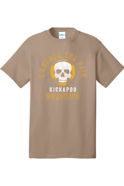 Kickapoo - Wrestling Port & Company - Core Cotton Tee. PC54