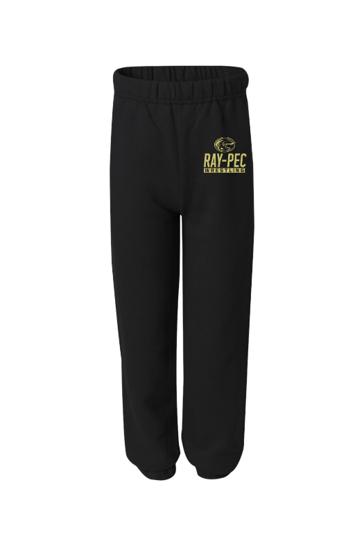 Ray Pec Wrestling Jerzees NuBlend Youth Sweatpants - 973BR