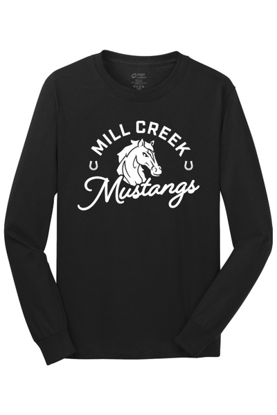 Mill Creek Elementary Port & Company - Long Sleeve Core Cotton Tee. PC54LS