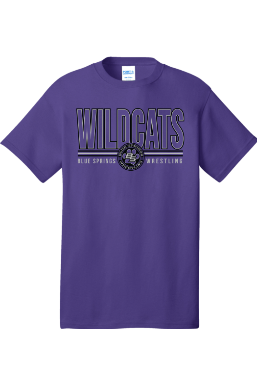 Blue Springs High School Port & Company - Core Cotton Tee. PC54