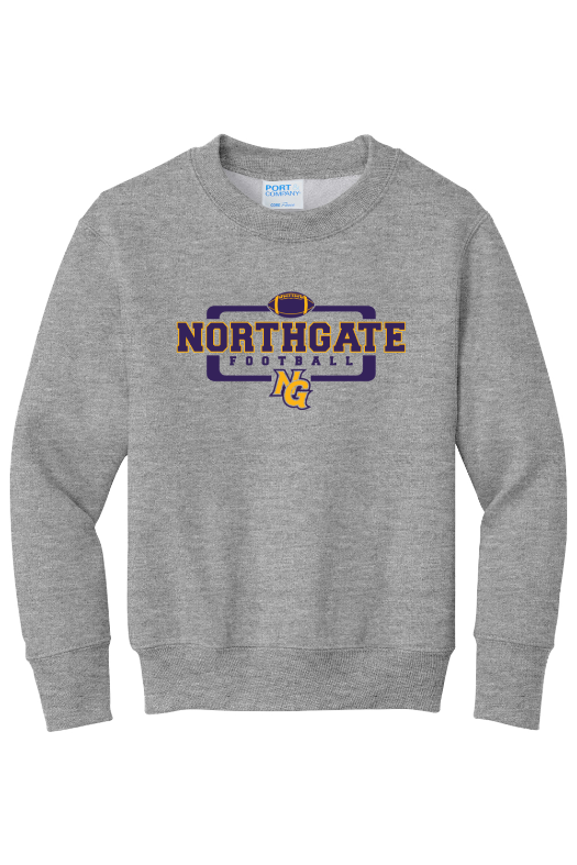 Northgate Middle School Port & Company - Youth Core Fleece Crewneck Sweatshirt. PC90Y